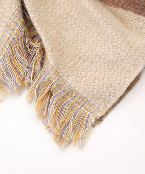 Mademoiselle NON NON / マドモアゼルノンノン マフラー・ショール・スヌード・ストール | シャーリングストライプマフラー | 詳細2