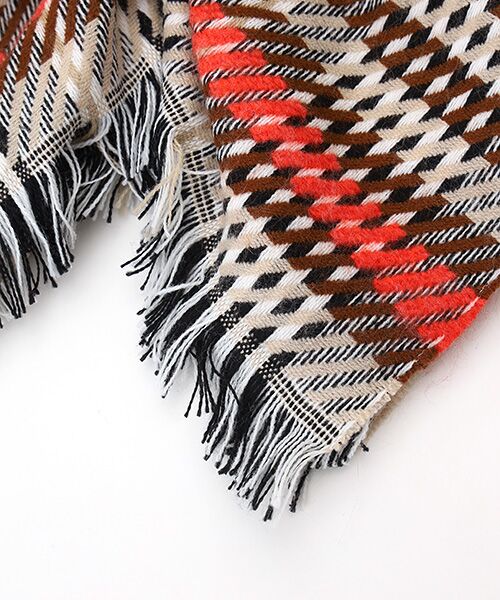 Mademoiselle NON NON / マドモアゼルノンノン マフラー・ショール・スヌード・ストール | シャーリングチェックマフラー | 詳細2