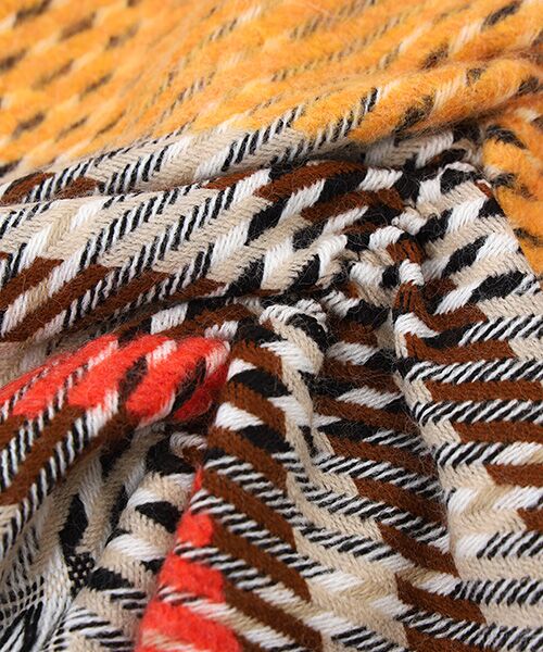 Mademoiselle NON NON / マドモアゼルノンノン マフラー・ショール・スヌード・ストール | シャーリングチェックマフラー | 詳細4