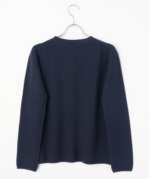 Mademoiselle NON NON / マドモアゼルノンノン カーディガン・ボレロ | <MUSETTI>ムゼッティー バイカラーニットカーディガン | 詳細1