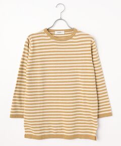 Mademoiselle NON NON / マドモアゼルノンノン ニット・セーター | <REFABRICS>リファブリックス アップサイクルカシミヤボーダーニット