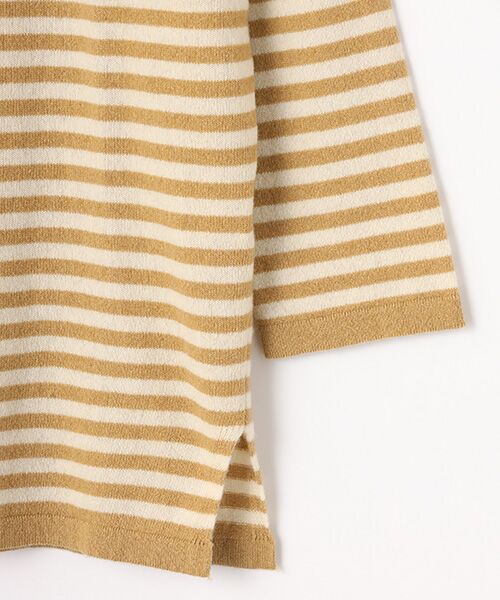 Mademoiselle NON NON / マドモアゼルノンノン ニット・セーター | <REFABRICS>リファブリックス アップサイクルカシミヤボーダーニット | 詳細3