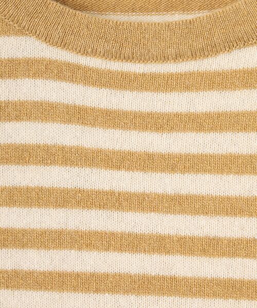 Mademoiselle NON NON / マドモアゼルノンノン ニット・セーター | <REFABRICS>リファブリックス アップサイクルカシミヤボーダーニット | 詳細4