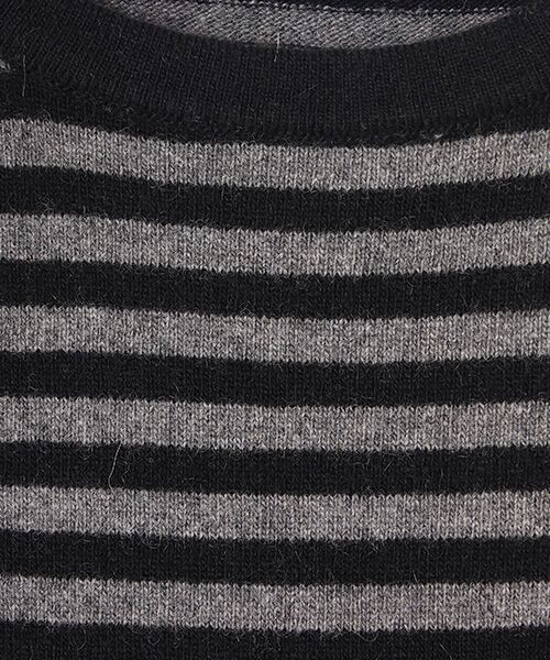 Mademoiselle NON NON / マドモアゼルノンノン ニット・セーター | <REFABRICS>リファブリックス アップサイクルカシミヤボーダーニット | 詳細5