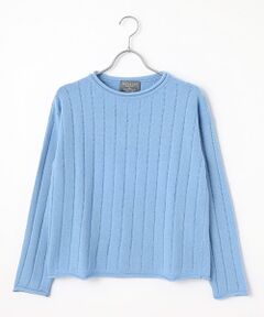 Mademoiselle NON NON / マドモアゼルノンノン ニット・セーター | <MUSETTI>ムゼッティー リブ編ミニットプルオーバー