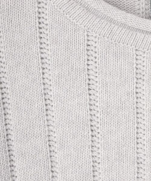 Mademoiselle NON NON / マドモアゼルノンノン ニット・セーター | <MUSETTI>ムゼッティー リブ編ミニットプルオーバー | 詳細1