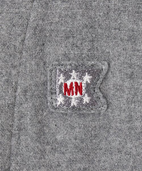 Mademoiselle NON NON / マドモアゼルノンノン パーカー | 二重織起毛裏ギンガム フード付きシャツ | 詳細7