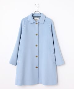 Mademoiselle NON NON / マドモアゼルノンノン ステンカラーコート | ウールアンゴラシャルムビーバー ステンカラーコート