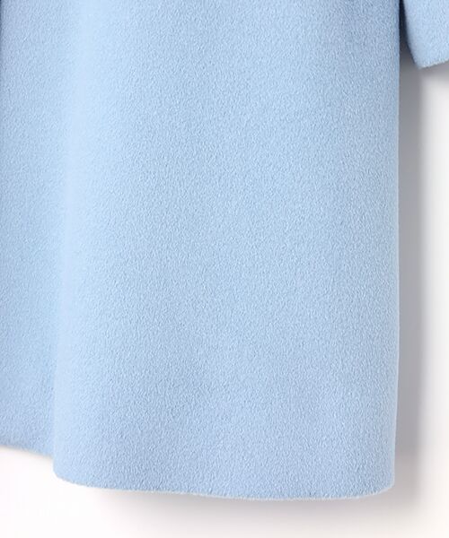 Mademoiselle NON NON / マドモアゼルノンノン ステンカラーコート | ウールアンゴラシャルムビーバー ステンカラーコート | 詳細4