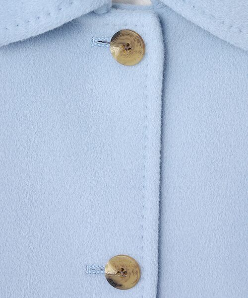 Mademoiselle NON NON / マドモアゼルノンノン ステンカラーコート | ウールアンゴラシャルムビーバー ステンカラーコート | 詳細6