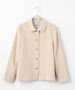 Mademoiselle NON NON / マドモアゼルノンノン その他アウター | ウールアンゴラシャルムビーバー ステンカラージャケット