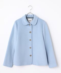 Mademoiselle NON NON / マドモアゼルノンノン その他アウター | ウールアンゴラシャルムビーバー ステンカラージャケット