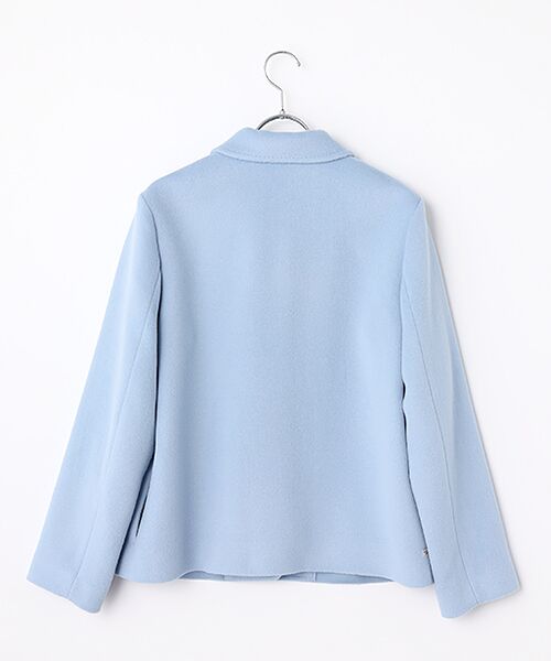 Mademoiselle NON NON / マドモアゼルノンノン その他アウター | ウールアンゴラシャルムビーバー ステンカラージャケット | 詳細1