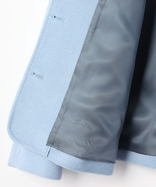 Mademoiselle NON NON / マドモアゼルノンノン その他アウター | ウールアンゴラシャルムビーバー ステンカラージャケット | 詳細5