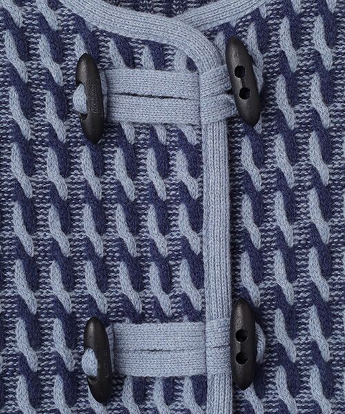 Mademoiselle NON NON / マドモアゼルノンノン ニット・セーター | オージーメリノウール  8Gケーブルニットコート | 詳細7