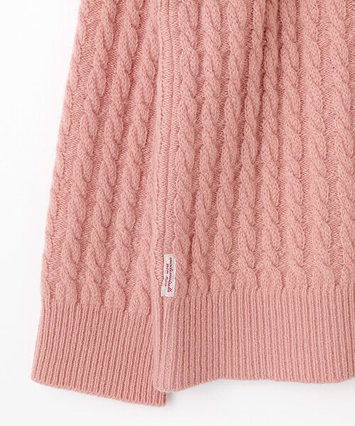 Mademoiselle NON NON / マドモアゼルノンノン ニット・セーター | オージーメリノウール  8Gケーブルセーター | 詳細4