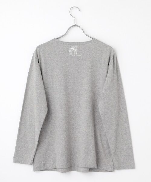 Mademoiselle NON NON / マドモアゼルノンノン Tシャツ | 甘撚コンパクトヤーン天竺 プリント&スパンコール刺繍Tシャツ | 詳細4