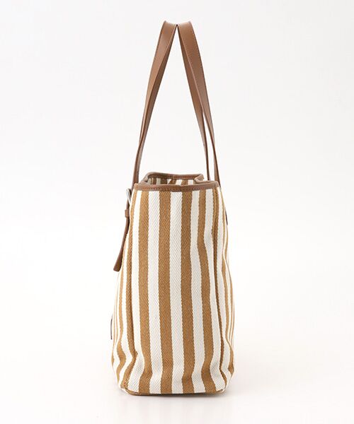 Mademoiselle NON NON / マドモアゼルノンノン トートバッグ | ストライプトートバッグ | 詳細2
