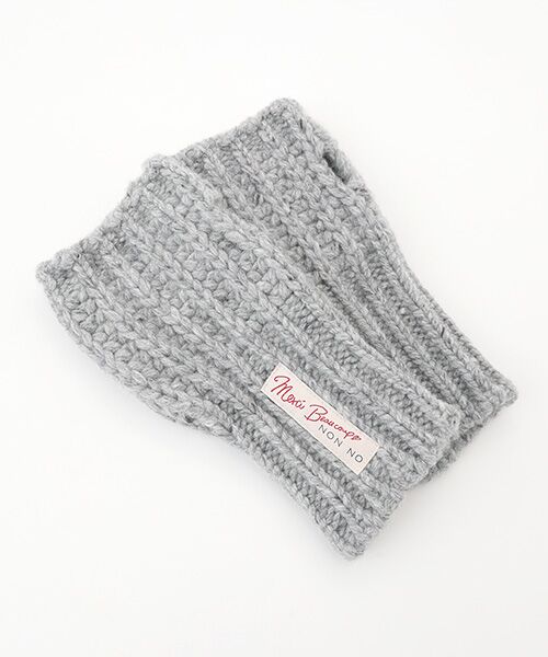 Mademoiselle NON NON / マドモアゼルノンノン その他小物 | エアヤーンニット ミニバッグ&ハンドウォーマー | 詳細1