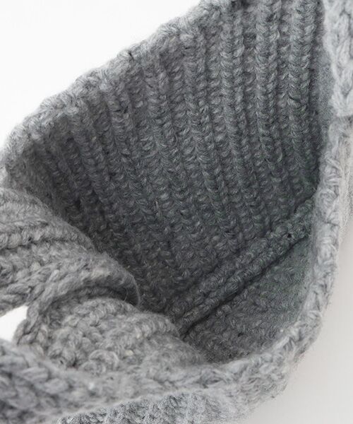 Mademoiselle NON NON / マドモアゼルノンノン その他小物 | エアヤーンニット ミニバッグ&ハンドウォーマー | 詳細11