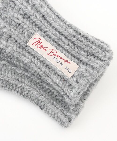 Mademoiselle NON NON / マドモアゼルノンノン その他小物 | エアヤーンニット ミニバッグ&ハンドウォーマー | 詳細4