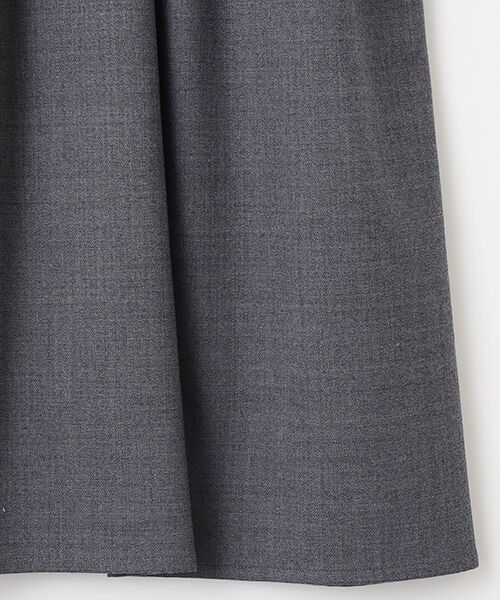 Mademoiselle NON NON / マドモアゼルノンノン ロング・マキシ丈ワンピース | サキソニーストレッチノーカラータックワンピース | 詳細5