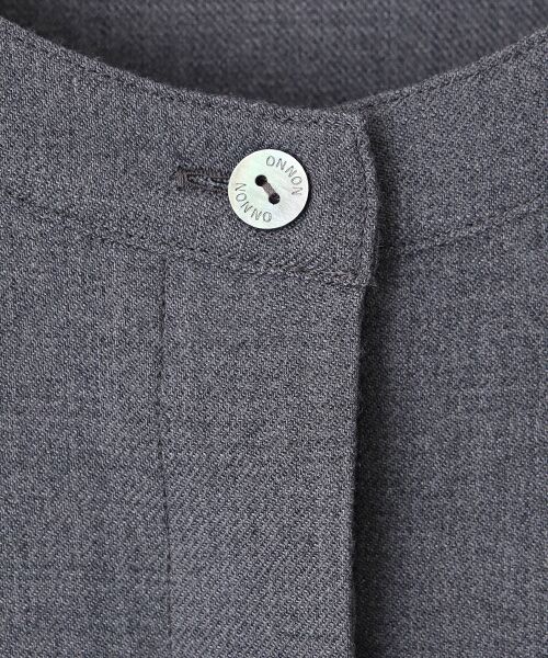 Mademoiselle NON NON / マドモアゼルノンノン ロング・マキシ丈ワンピース | サキソニーストレッチノーカラータックワンピース | 詳細7