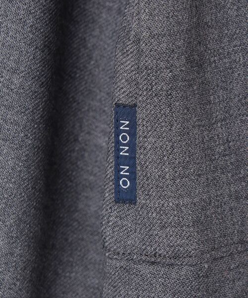 Mademoiselle NON NON / マドモアゼルノンノン ロング・マキシ丈ワンピース | サキソニーストレッチノーカラータックワンピース | 詳細8