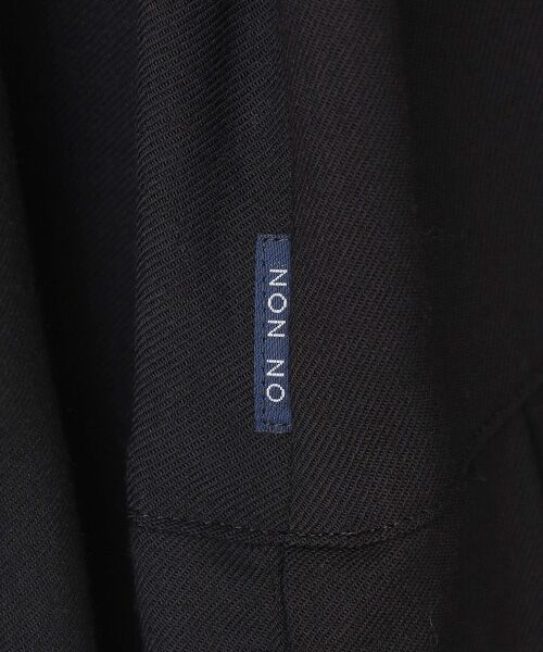 Mademoiselle NON NON / マドモアゼルノンノン ロング・マキシ丈ワンピース | サキソニーストレッチノーカラータックワンピース | 詳細9