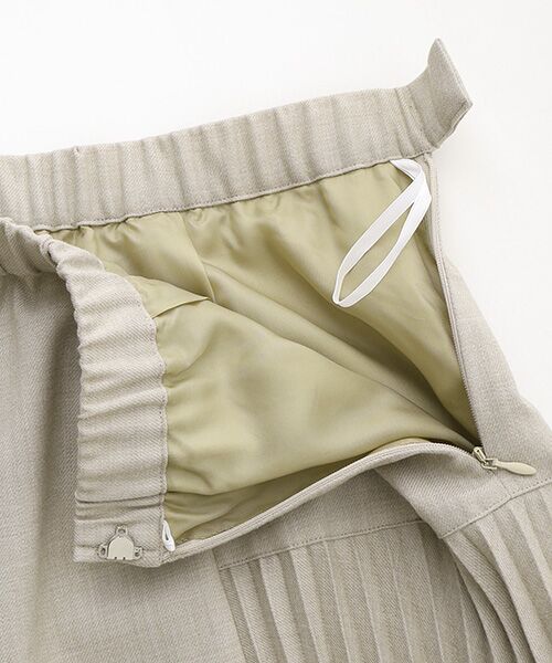 Mademoiselle NON NON / マドモアゼルノンノン ロング・マキシ丈スカート | サキソニーストレッチ アコーディオンプリーツスカート | 詳細4