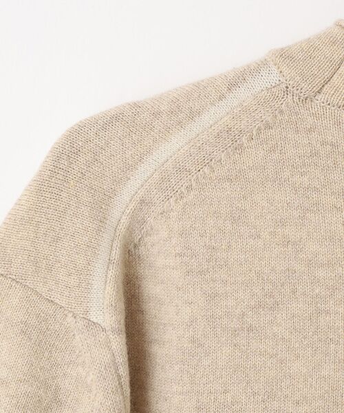 Mademoiselle NON NON / マドモアゼルノンノン カーディガン・ボレロ | エクストラファインラム12G Vネックカーディガン | 詳細1