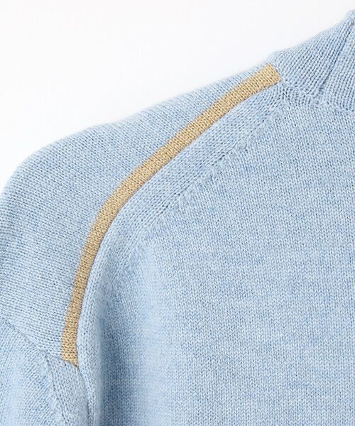 Mademoiselle NON NON / マドモアゼルノンノン カーディガン・ボレロ | エクストラファインラム12G Vネックカーディガン | 詳細7