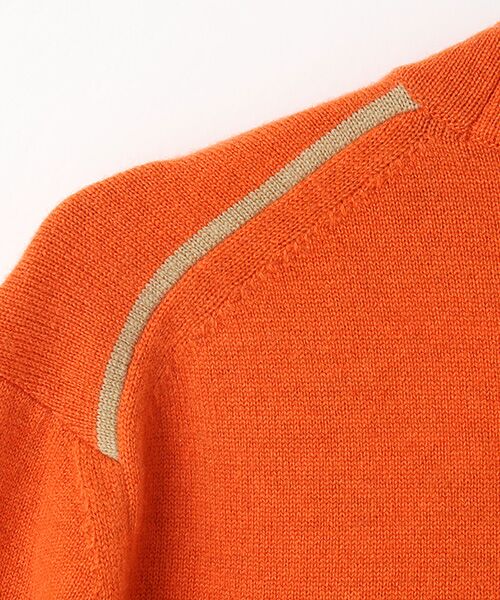 Mademoiselle NON NON / マドモアゼルノンノン カーディガン・ボレロ | エクストラファインラム12G Vネックカーディガン | 詳細9