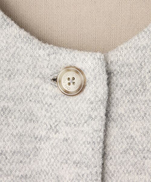 Mademoiselle NON NON / マドモアゼルノンノン ブルゾン | Wフェイスブークレー ニットブルゾン | 詳細1