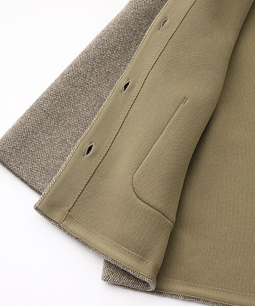 Mademoiselle NON NON / マドモアゼルノンノン ブルゾン | Wフェイスブークレー ニットブルゾン | 詳細5