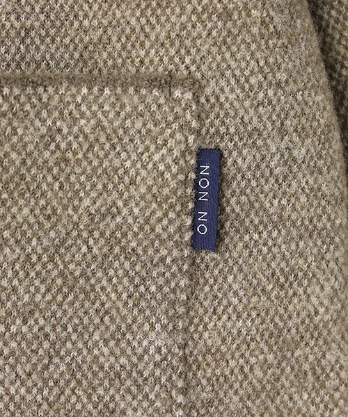 Mademoiselle NON NON / マドモアゼルノンノン ブルゾン | Wフェイスブークレー ニットブルゾン | 詳細6