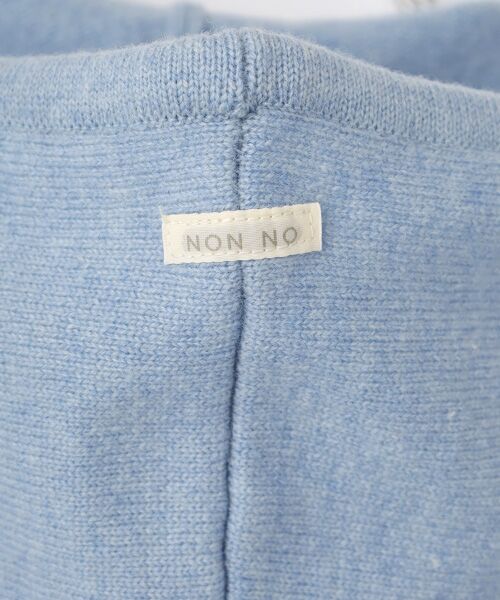 Mademoiselle NON NON / マドモアゼルノンノン ニット・セーター | エクストラファインラム12G ニットフーディー | 詳細3