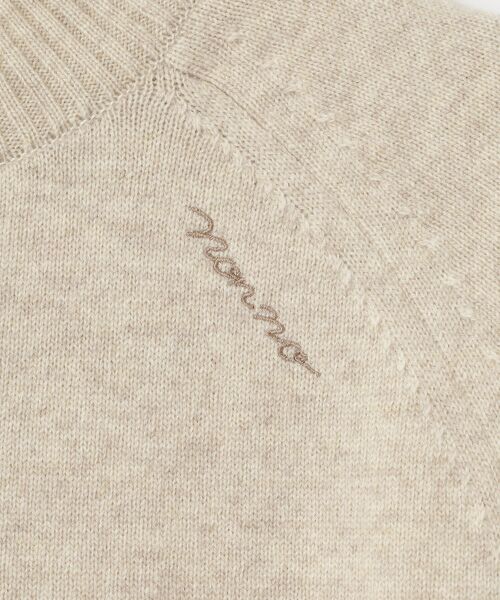 Mademoiselle NON NON / マドモアゼルノンノン ニット・セーター | エクストラファインラム12G ボトルネックプルオーバー | 詳細1
