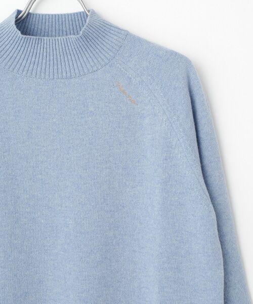 Mademoiselle NON NON / マドモアゼルノンノン ニット・セーター | エクストラファインラム12G ボトルネックプルオーバー | 詳細3