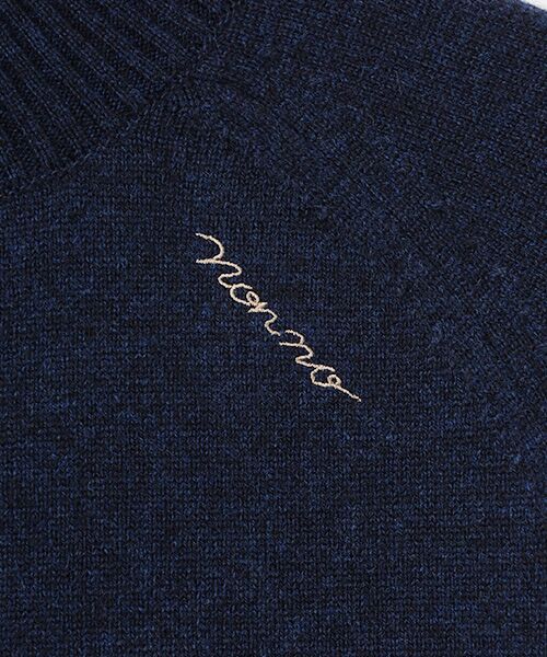 Mademoiselle NON NON / マドモアゼルノンノン ニット・セーター | エクストラファインラム12G ボトルネックプルオーバー | 詳細7