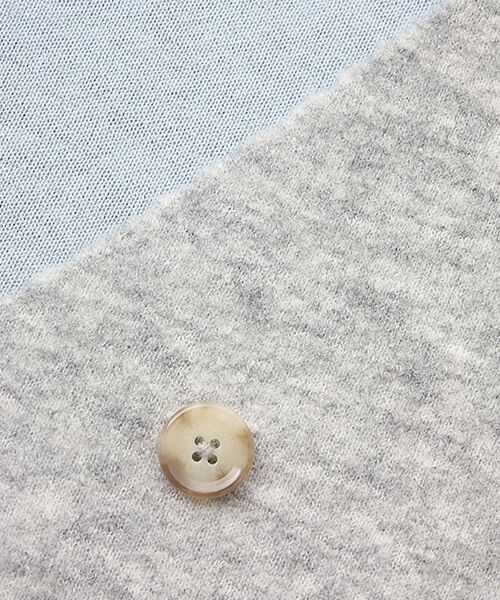 Mademoiselle NON NON / マドモアゼルノンノン ベスト | Wフェイスブークレーロングジレ | 詳細6