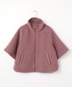 Mademoiselle NON NON / マドモアゼルノンノン ブルゾン | トラベルウールプレミア ジップアップラグランスリーブブルゾン