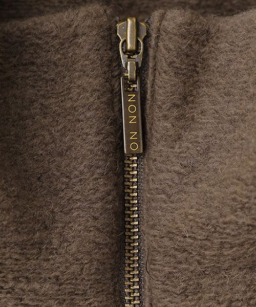 Mademoiselle NON NON / マドモアゼルノンノン ブルゾン | トラベルウールプレミア ジップアップラグランスリーブブルゾン | 詳細1