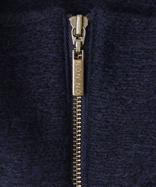 Mademoiselle NON NON / マドモアゼルノンノン ブルゾン | トラベルウールプレミア ジップアップラグランスリーブブルゾン | 詳細6