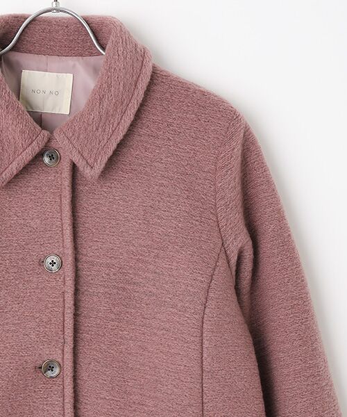 Mademoiselle NON NON / マドモアゼルノンノン ブルゾン | トラベルウールプレミア ステンカラーブルゾン | 詳細3