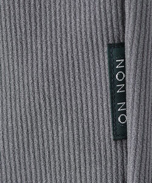 Mademoiselle NON NON / マドモアゼルノンノン その他パンツ | ヒートパフォーマコーデュロイ イージーパンツ | 詳細5