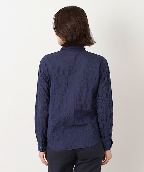 Mademoiselle NON NON / マドモアゼルノンノン シャツ・ブラウス | ●定番●綿モダールシャーリング　ピンタックブラウス | 詳細10