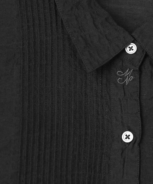Mademoiselle NON NON / マドモアゼルノンノン シャツ・ブラウス | ●定番●綿モダールシャーリング　ピンタックブラウス | 詳細12