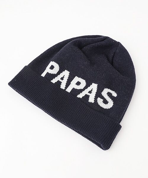 Mademoiselle NON NON / マドモアゼルノンノン ニットキャップ | 【レディース】ロゴジャガードニット帽 | 詳細1