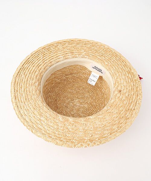 Mademoiselle NON NON / マドモアゼルノンノン ハット | リネンプリント ヒマワリ柄ハット | 詳細3